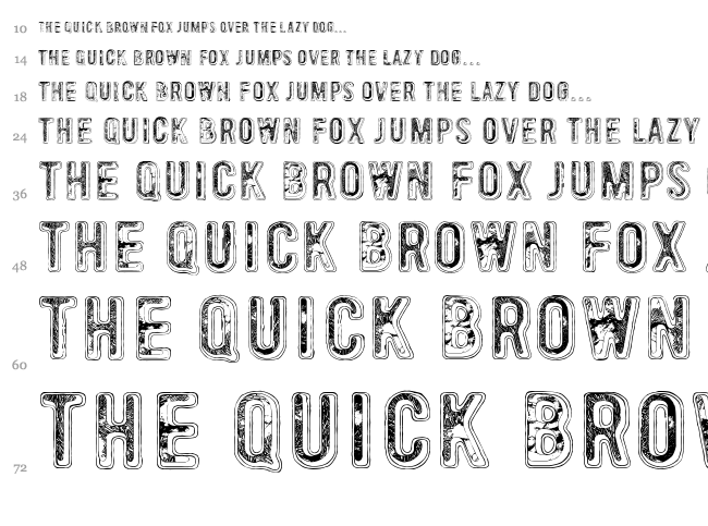 49 birthdays font waterfall
